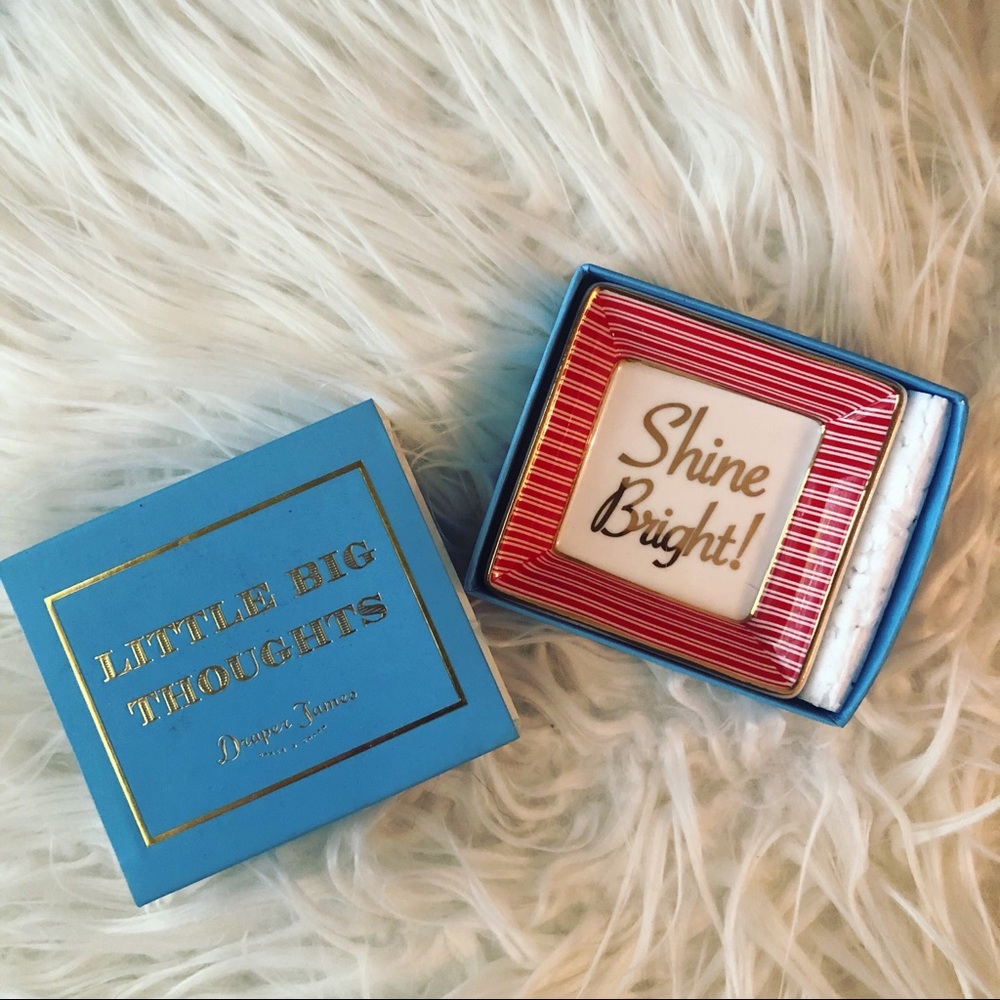 Draper James, Little Big Thoughts Jewelry dish